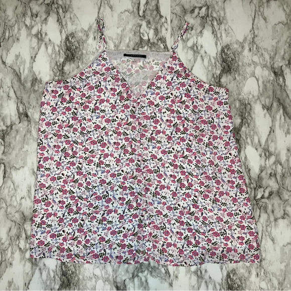 T Tahari Floral Tank Top, Small - Picture 7 of 7